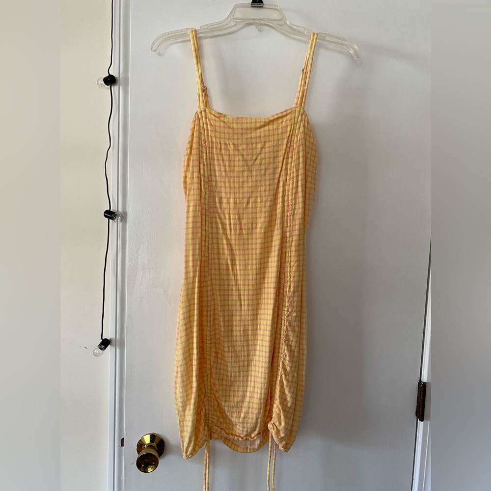 Wild Fable Pink and Yellow Plaid Dress